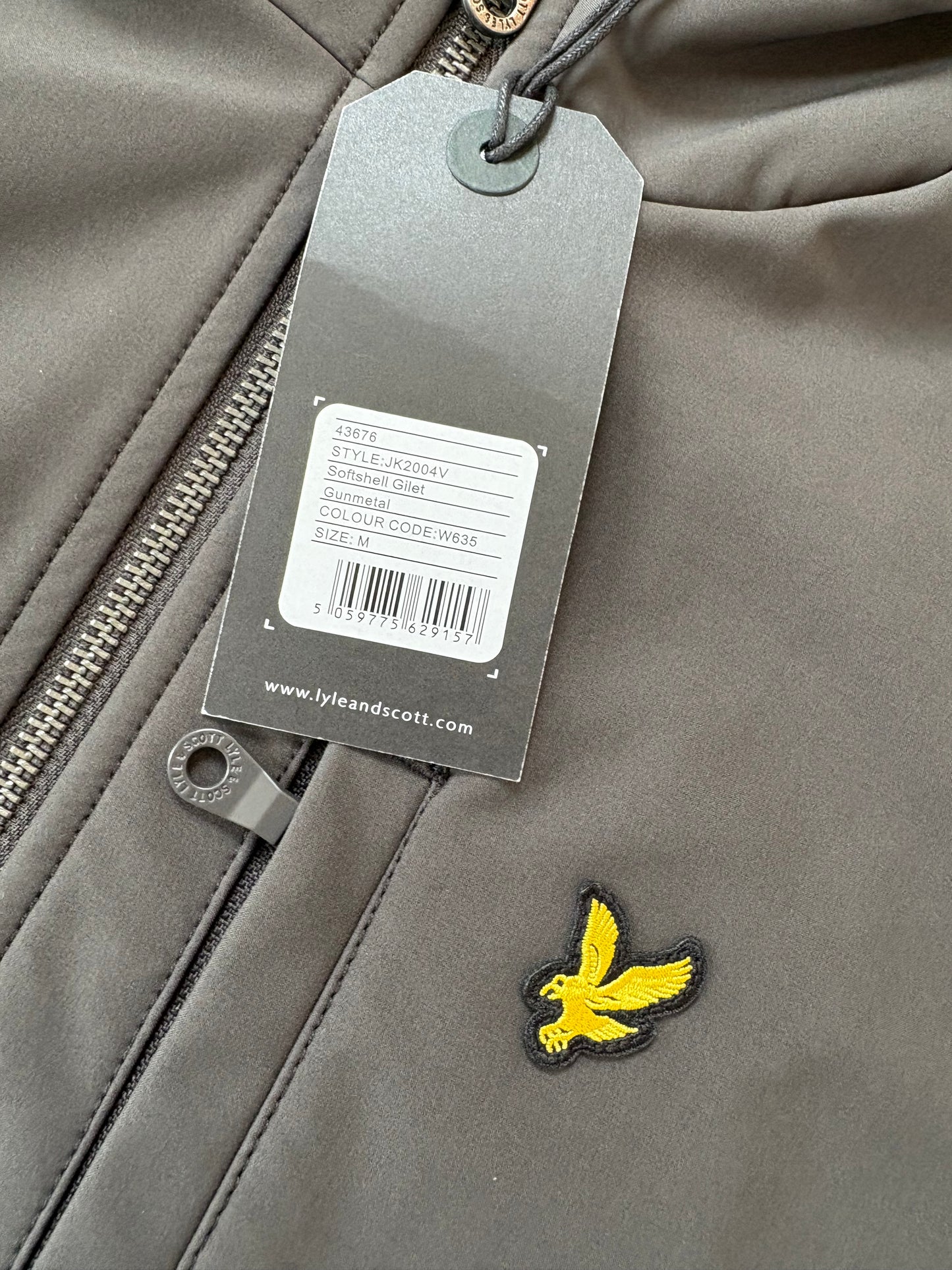 Lyle & Scott Weste Gunmetal