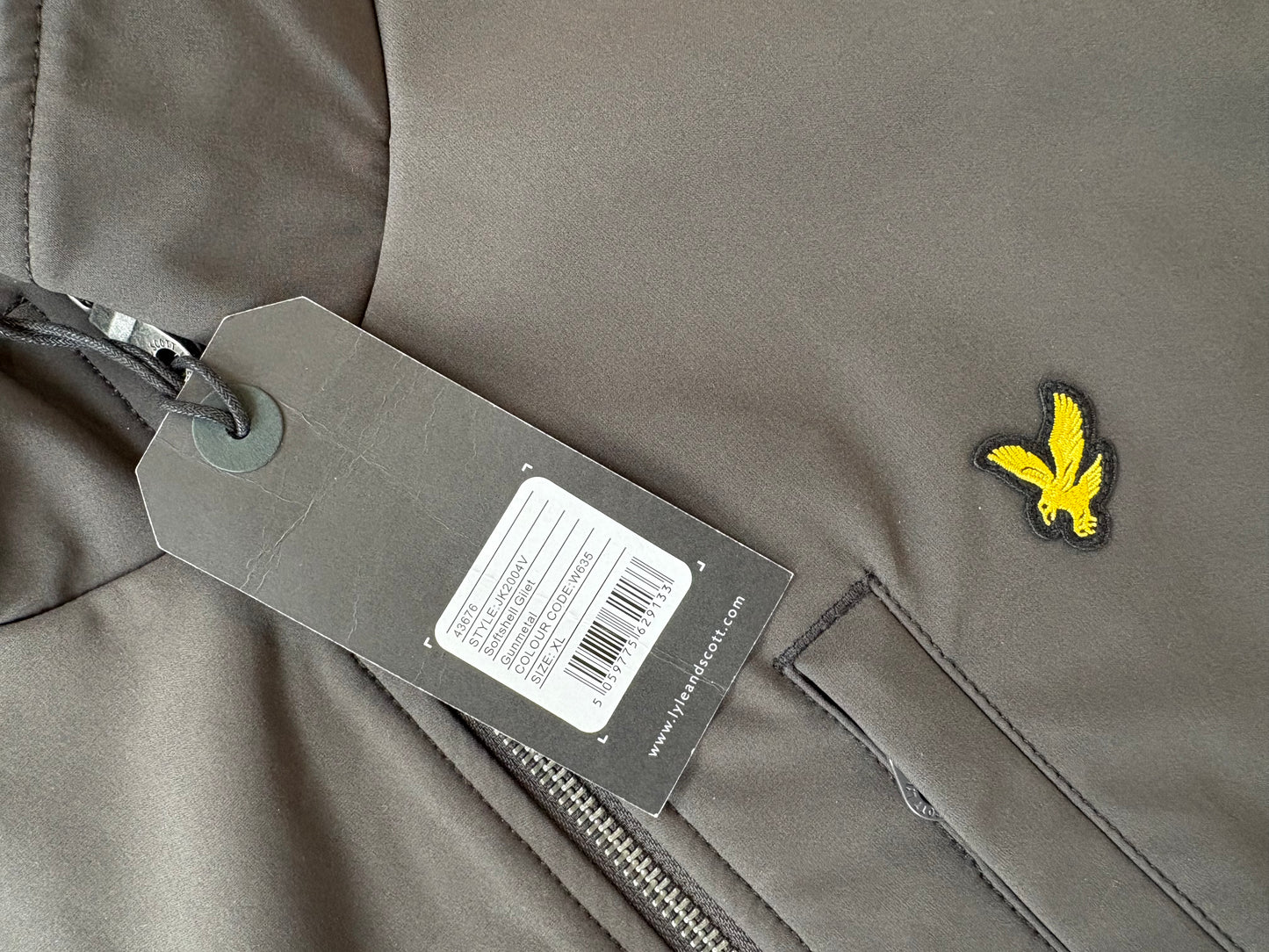 Lyle & Scott Weste Gunmetal