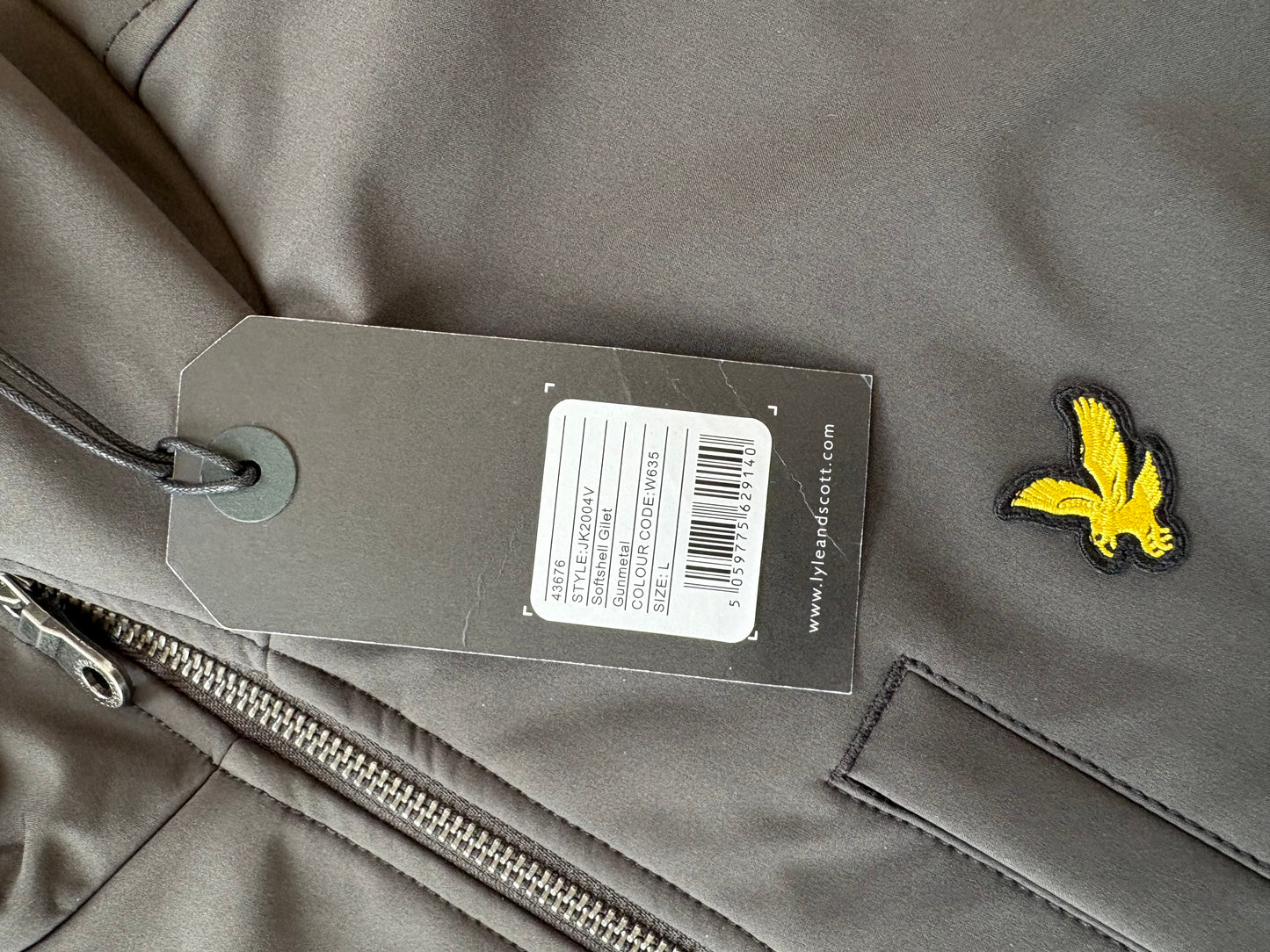 Lyle & Scott Weste Gunmetal