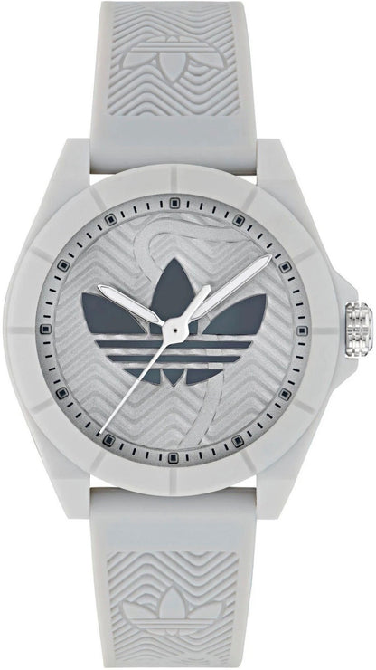 Adidas Originals Uhr Project FOUR AOST250352I Quarz hellgrau 41mm